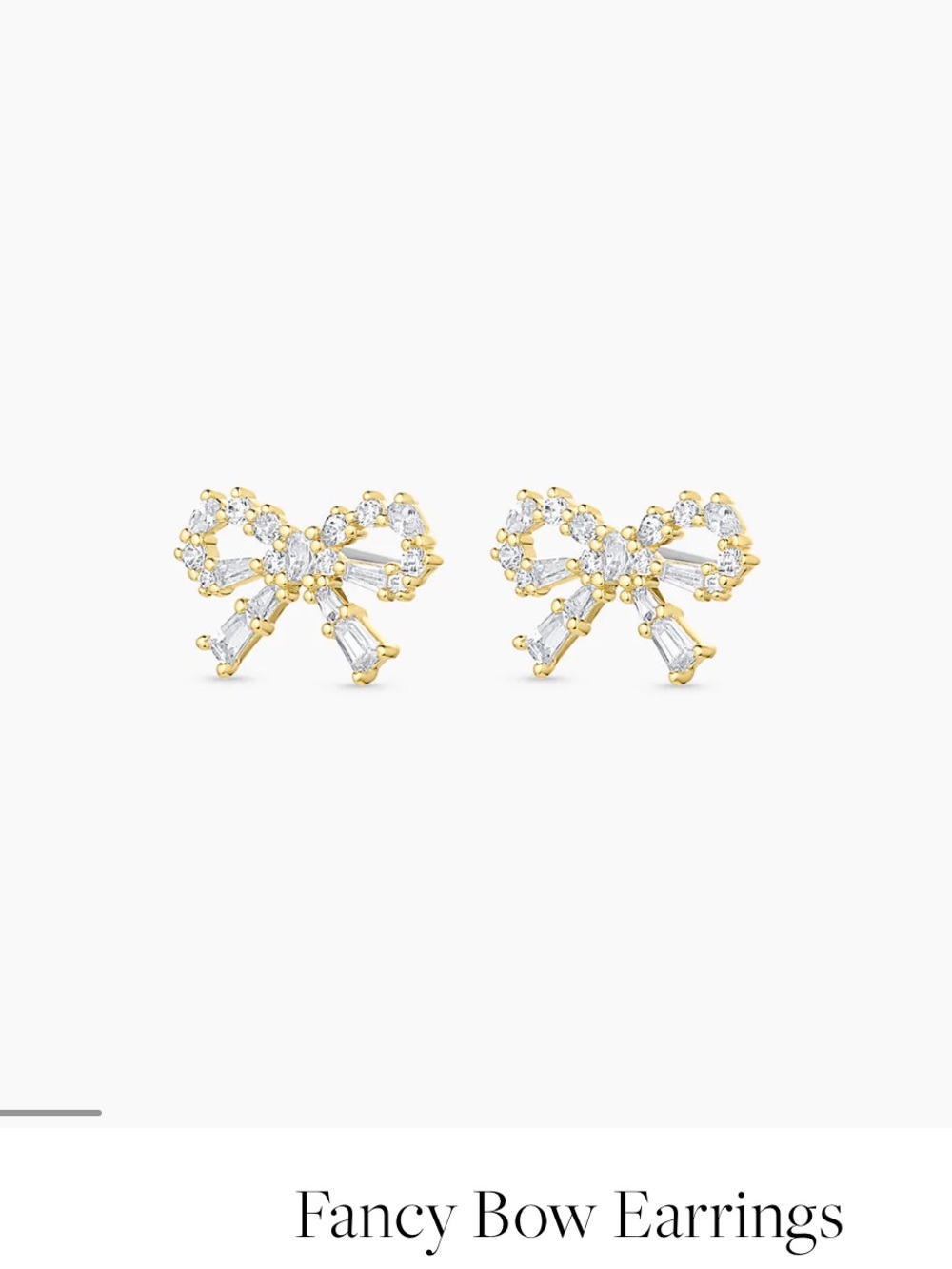 gorjana Fancy Bow Earrings